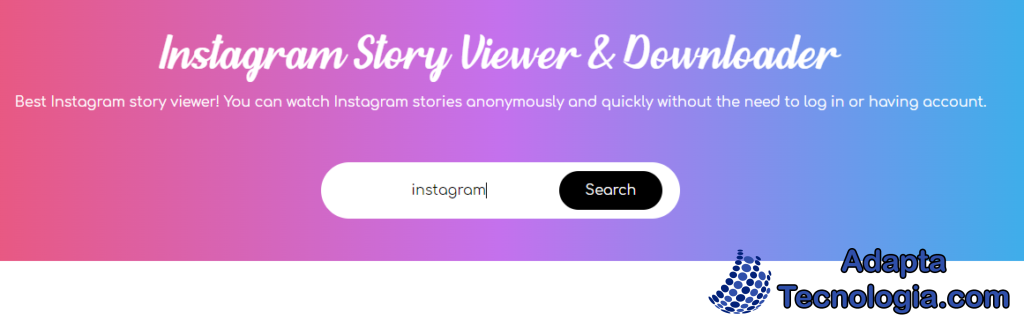 StoriesDown: Ver y descargar historias de Instagram online